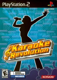 Karaoke Revolution Playstation 2 US box art